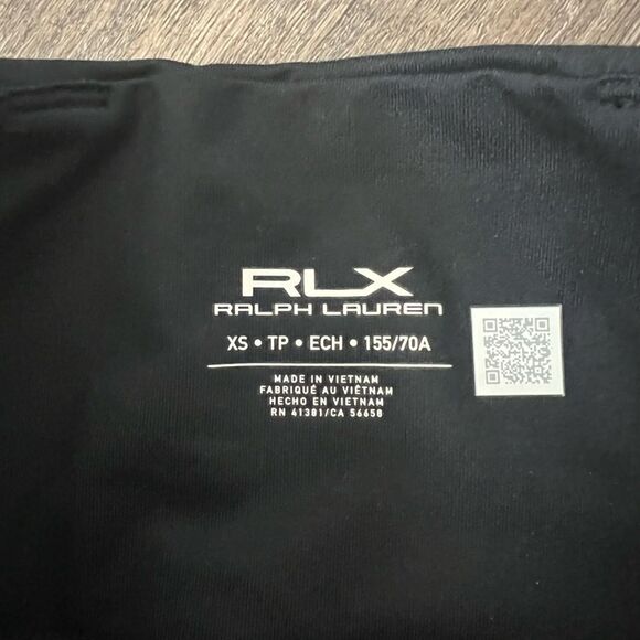 RLX Ralph Lauren Black Stirrup Stretch Leggings w/ Stash Pocket - XS - Picture 5 of 11